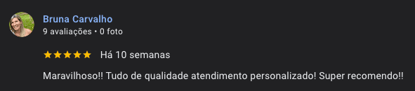 Avaliação real no Google 11